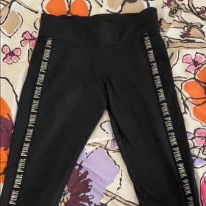 PINK fleece lined legging